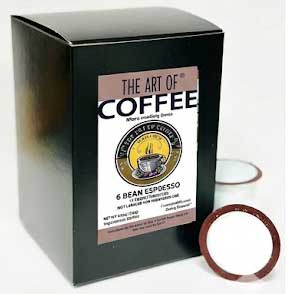 6 Bean coffee pod
