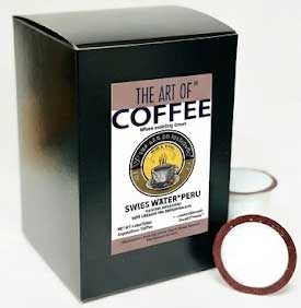 Swiss Water Peru Decaf coffee pod
